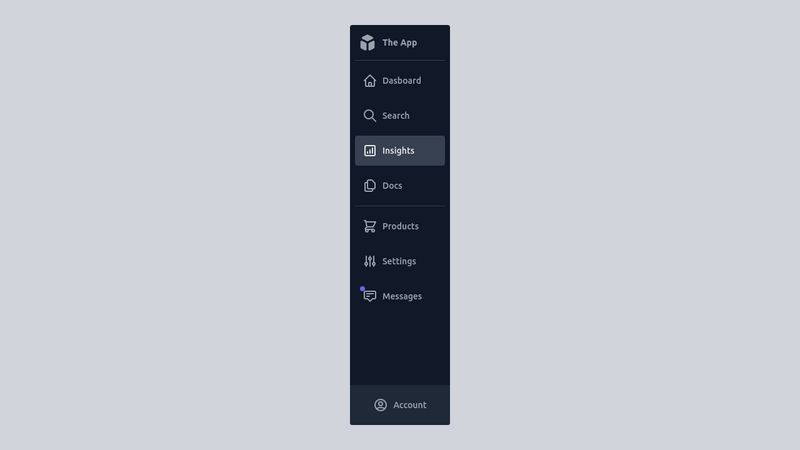 App Admin Menus + Light/Dark Modes - With Tailwind CSS