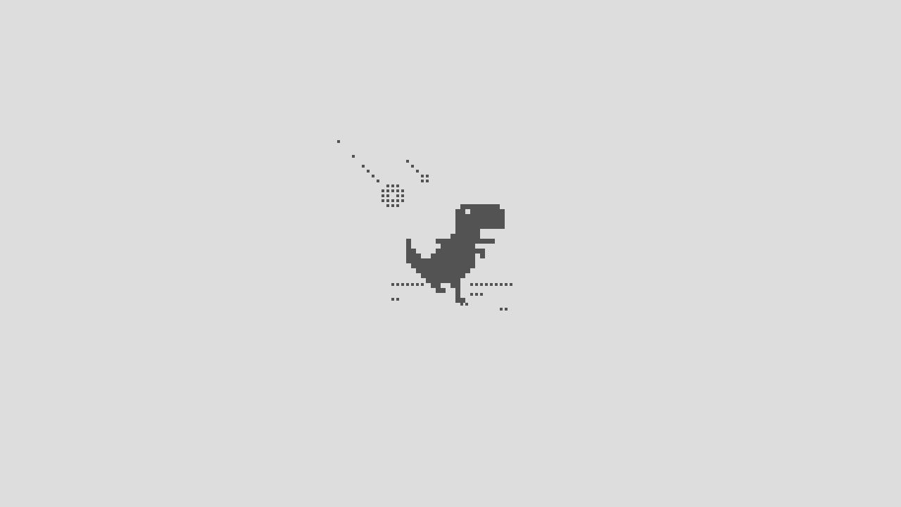 Chrome Dinosaur Animation