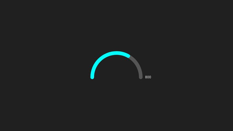 Semi-Circular Progress Bar