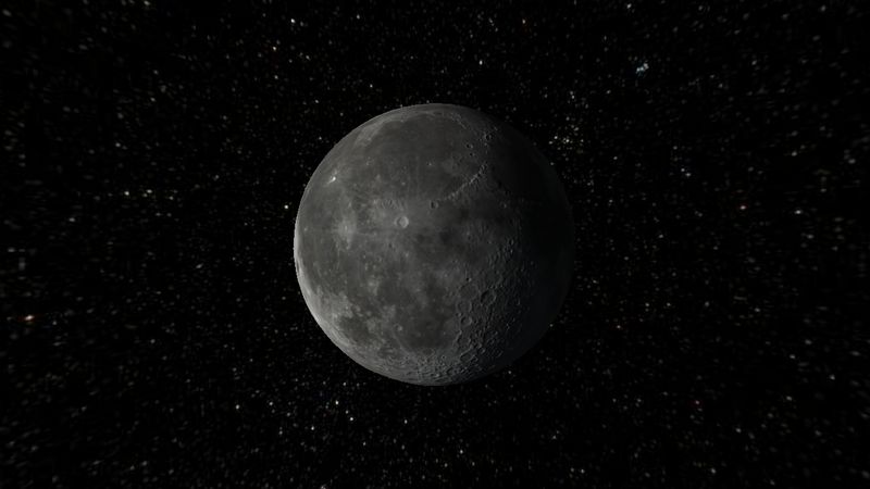 ThreeJS Moon – Textures by NASA's Scientific Visualization Studio