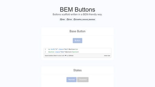 BEM Buttons - Script Codes