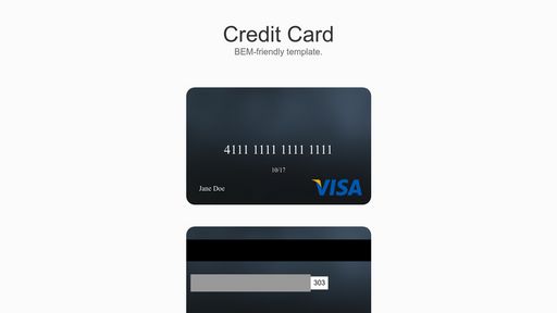 Credit Card Template - Script Codes