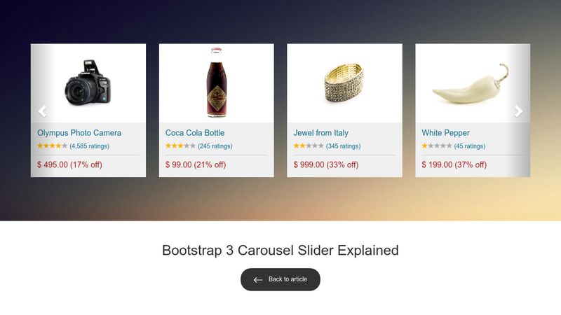 CodePen - Beautiful Thumbnail Product Slider In Bootstrap