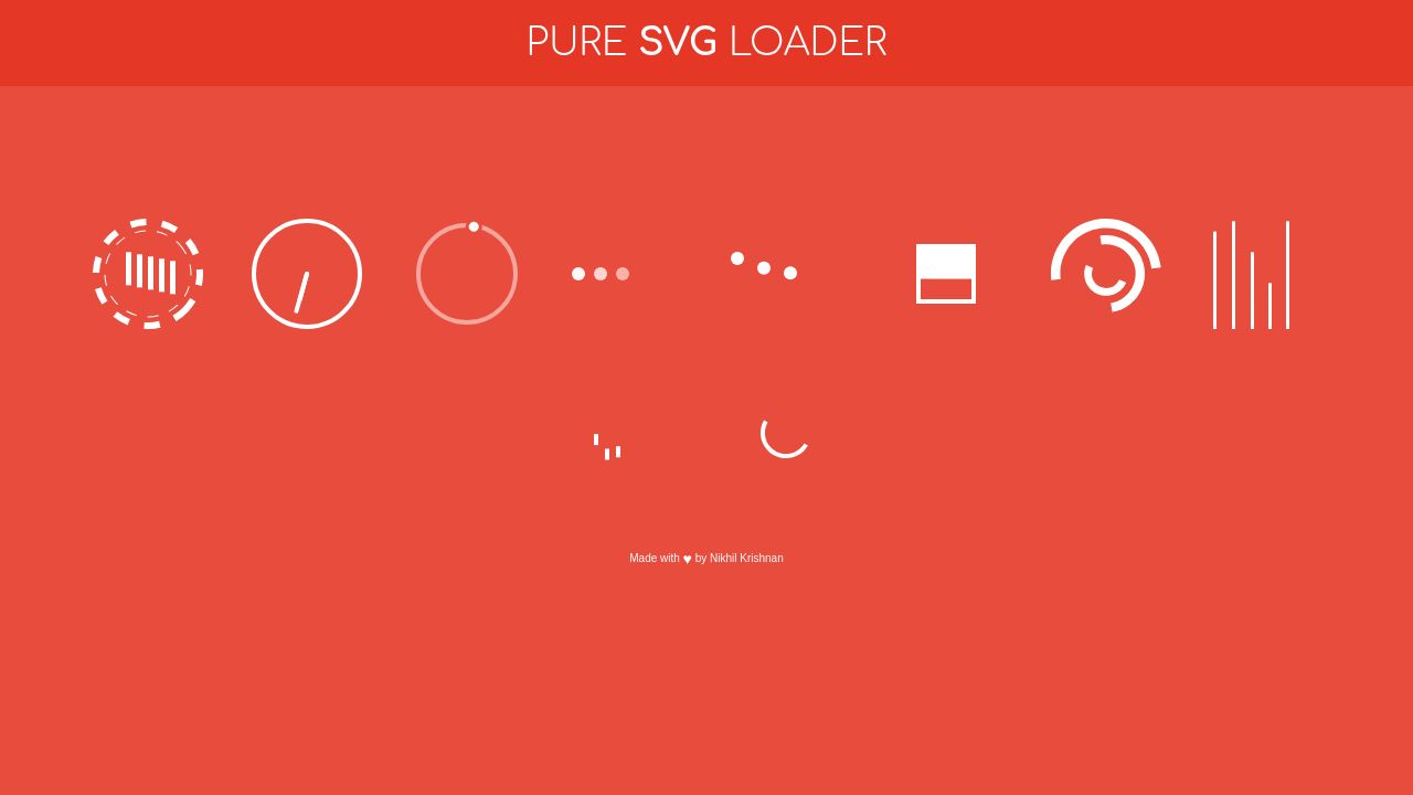 SVG Loader Animation SVG Loader Animation