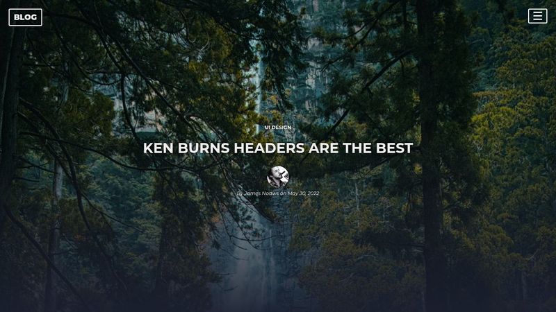 CSS Animated Header