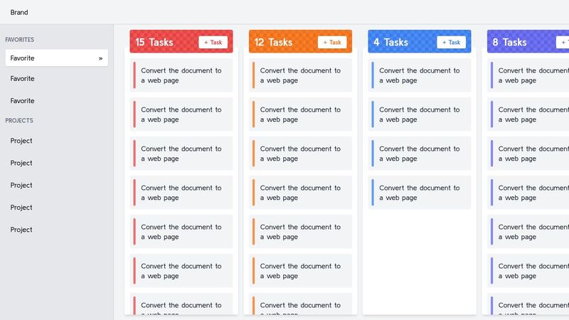 Task Board Layout