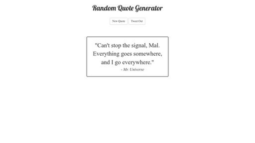 Random Quote Generator - Script Codes