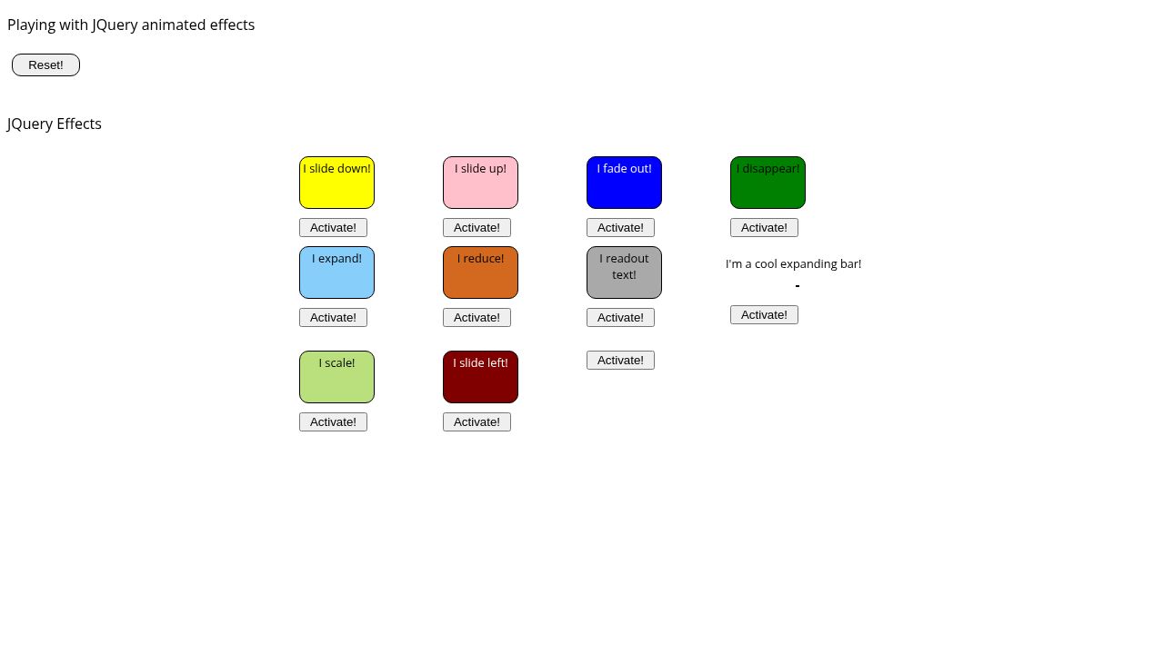 Pens tagged 'jquery animate()' on CodePen Pens tagged 'jquery animate()' on CodePen