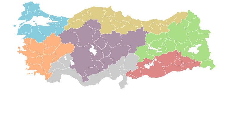 SVG Türkiye Haritası