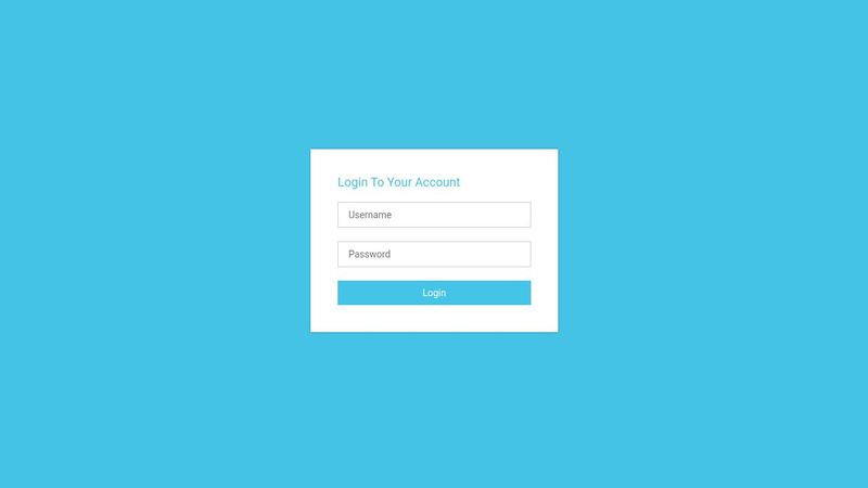 Fake Login page with jQuery