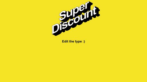 Super Discount - Script Codes