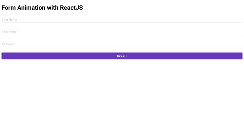 Animation with ReactJS + ES6