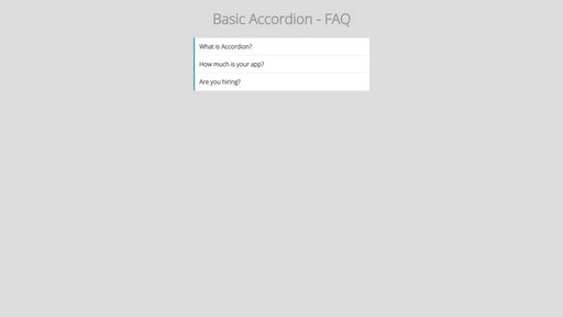 CSS3 Accordion Basic - Script Codes