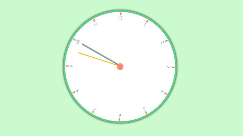 SVG Analog Clock