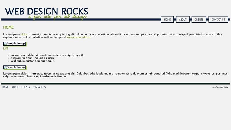 CSS Practice - Layout