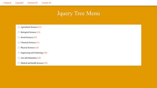 Jquery Tree with checkbox - Script Codes