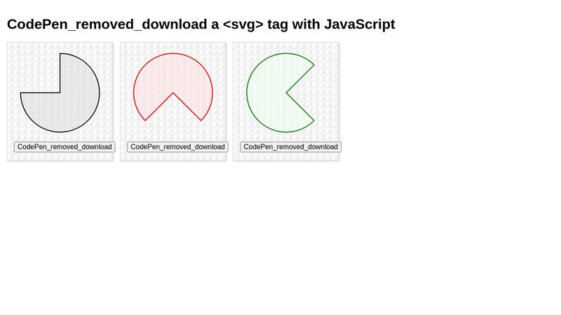 CodePen - Download a SVG image with JS