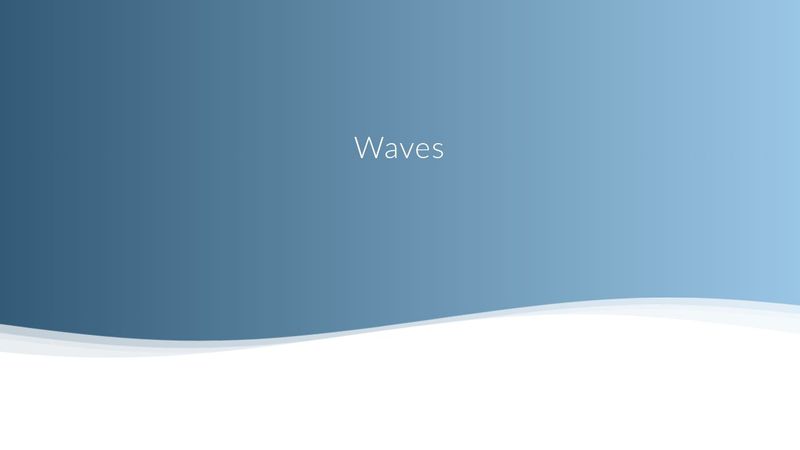 CSS waves for website full responsive design