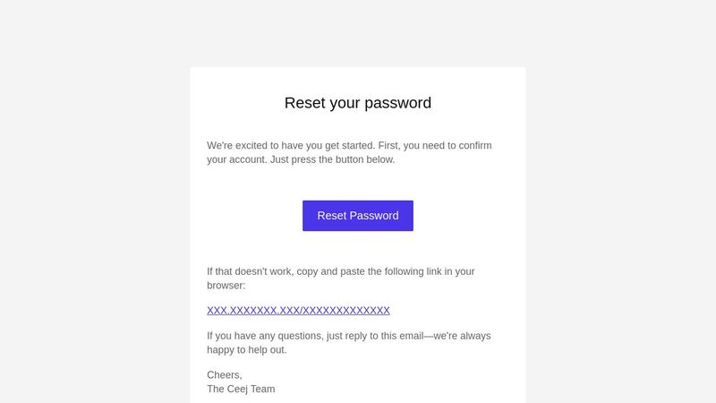 Email Template Password Reset email-template-password-reset