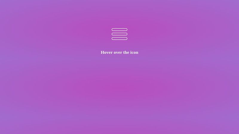 Menu Button Hover Effect
