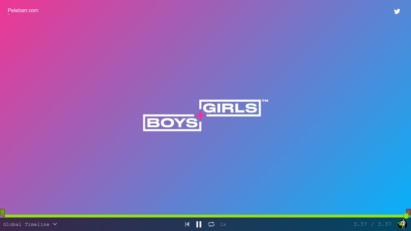 Boys and Girls Logo Animation