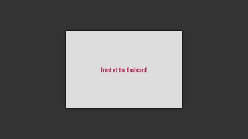 CSS Flashcard - Script Codes