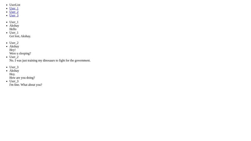 Pure CSS Chat template