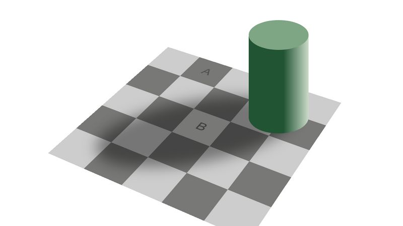 Adelson’s Checker Shadow Illusion - CSS Optical Illusion