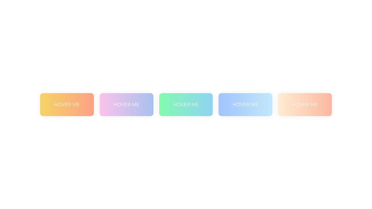 Gradient Buttons with Background-Color Change (CSS-only)