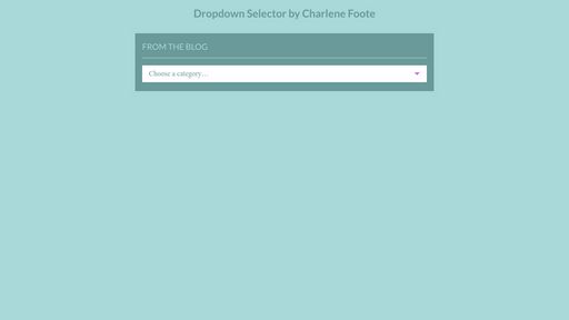 Dropdown Selector - Script Codes