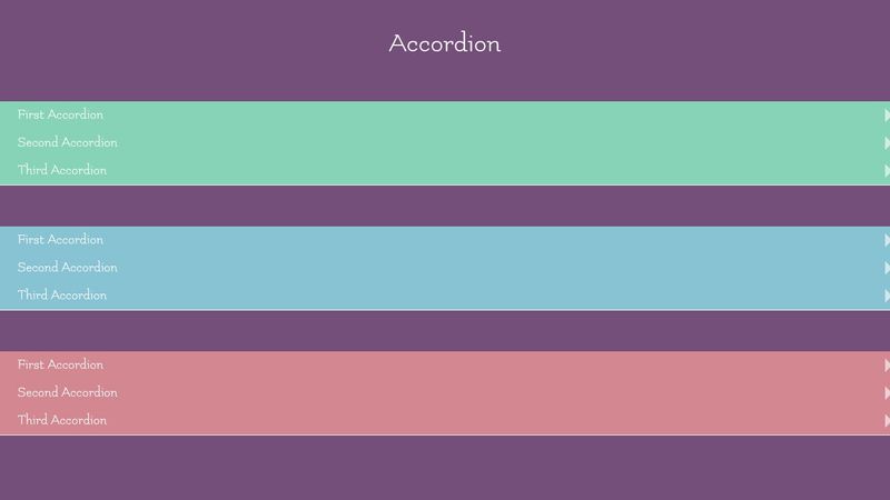 CodePen - CSS Accordion