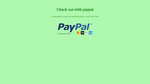 Paypal checkout svg - Script Codes