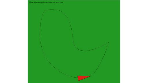 Animate a paper plane along an SVG path, looking ahead - Script Codes