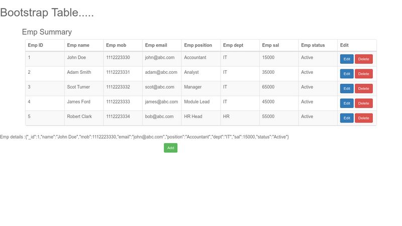 React Crud Example Stackblitz