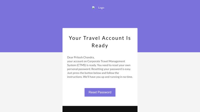 Forgot Password Email Template Codepen