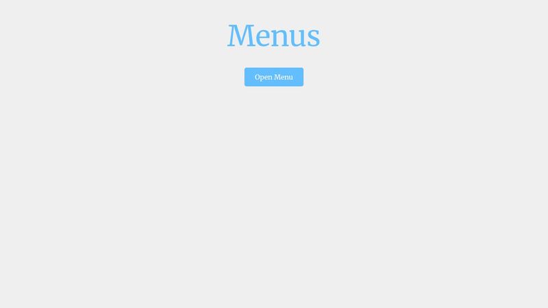 Fade-In/Fade-Out Menu - Pure CSS Fade-In/Fade-Out Menu - Pure CSS