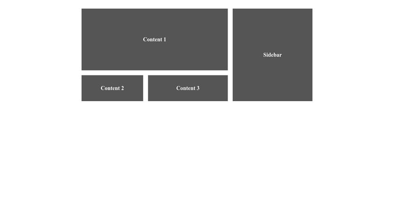 CSS Grid - Header Area