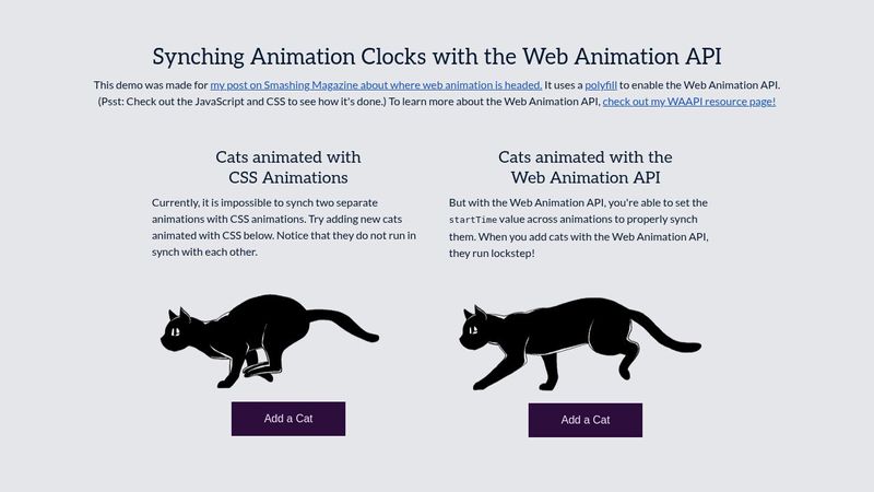 Running on Web Animations API Running on Web Animations API