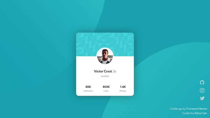 Profile card component