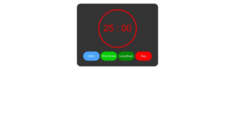 Pomodoro Timer : : Javascript