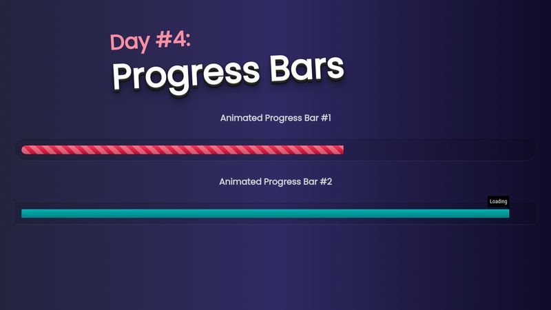 CodePen - Design #2 Animated Progress Bar