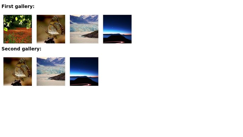Multiple PhotoSwipe galleries on pages