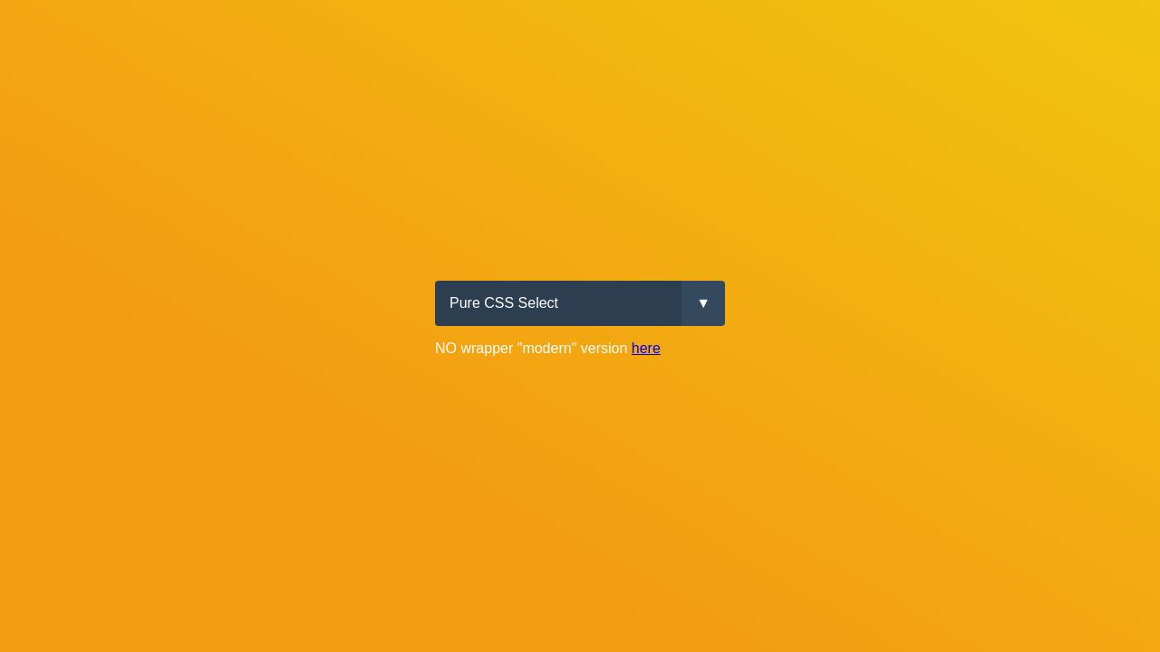 Pure Css Select Pure Css Select
