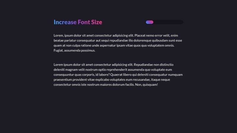 Increase All Font Size Css