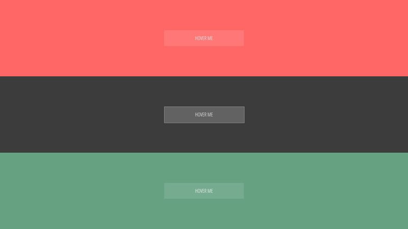 Simple CSS Button Hover Effects