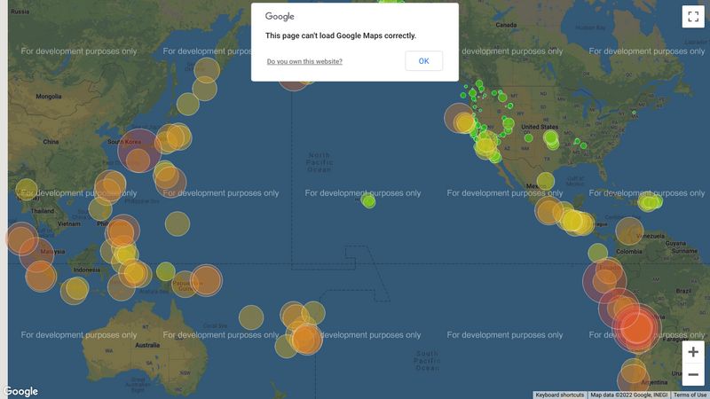 Earthquake Heat Map