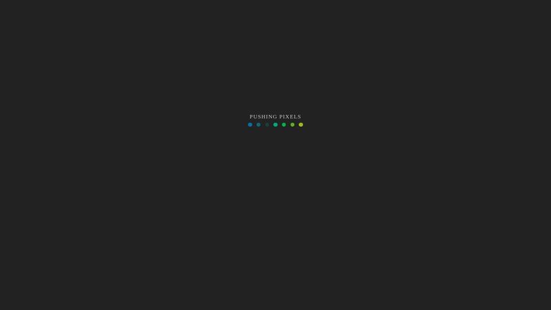 CodePen - pushing pixels css loader