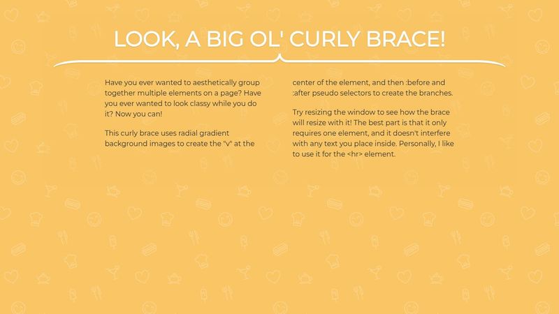 Single-Element Curly Brace