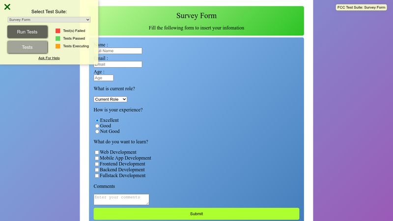 Survey Form