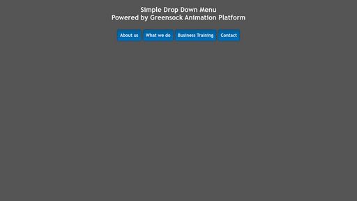 Simple Drop Down Menu - Script Codes